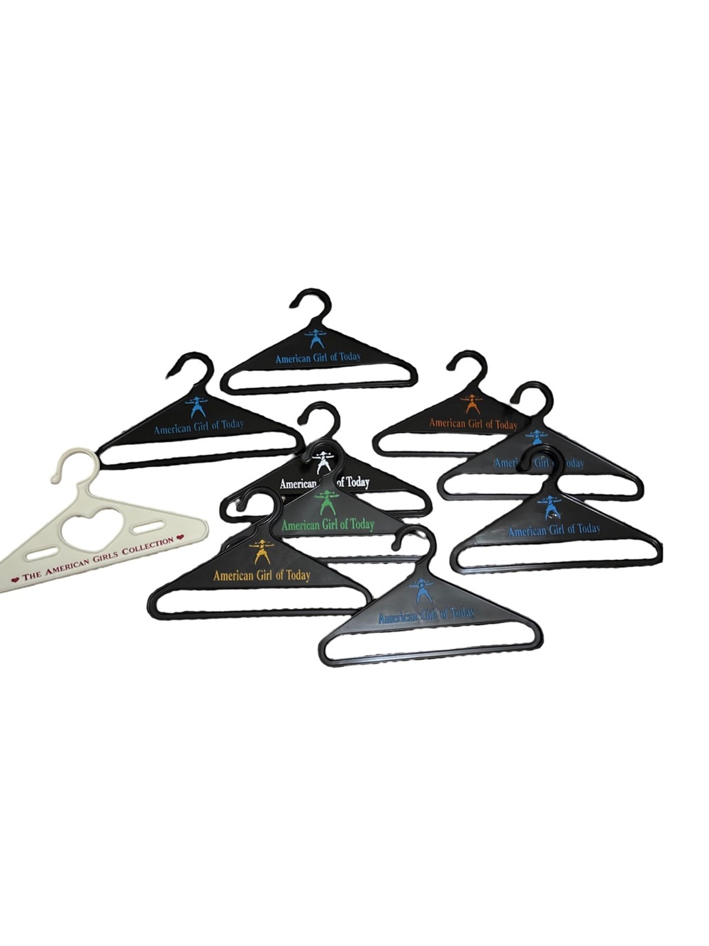American Girl of Today Doll Hangers - Black & White